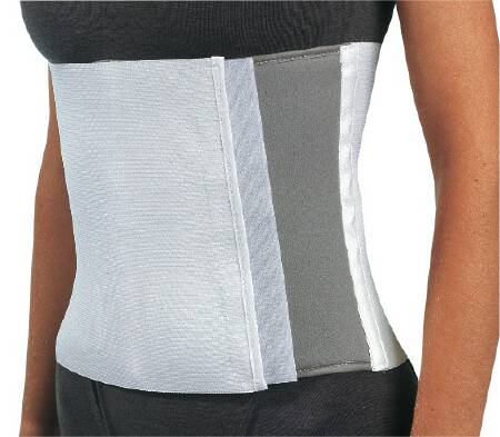 Abdominal Binder ProCare® One Size Fits Most Hook and Loop Closure 28 to 50 Inch Waist Circumference 10 Inch Height Adult - 79-89080