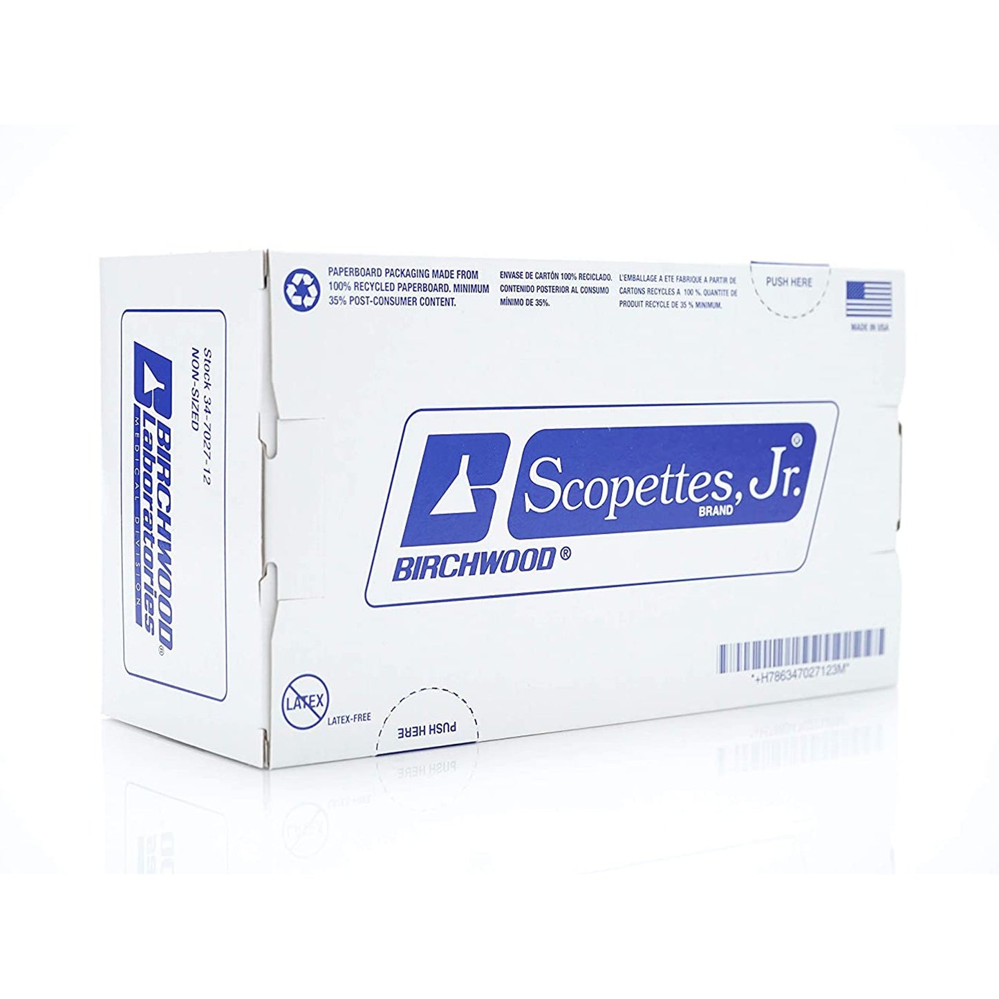 Scopettes® Jr. OB/GYN Swabstick, 8 Inch Length 34-7021-12