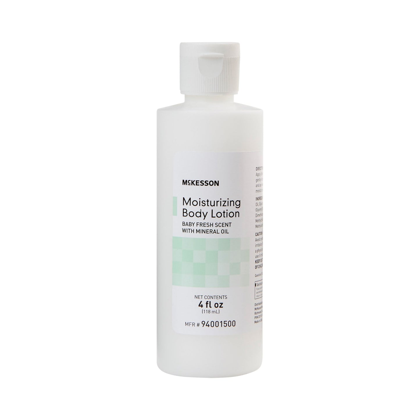 Hand and Body Moisturizer McKesson 4 oz. Bottle Baby Fresh Scent Lotion - 94001500