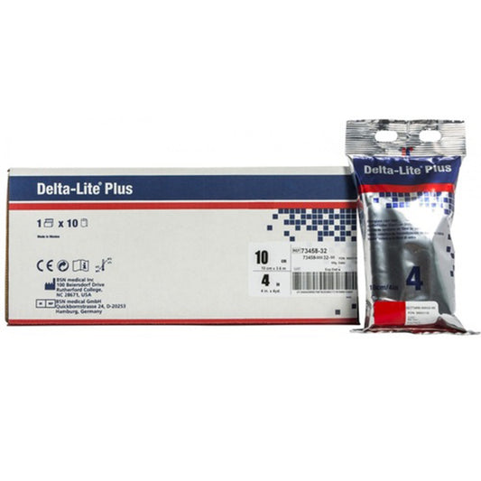 BSN Medical Delta-Lite Plus Red Cast Tape, 2 Inch x 4 Yard 7345830, Box of 10