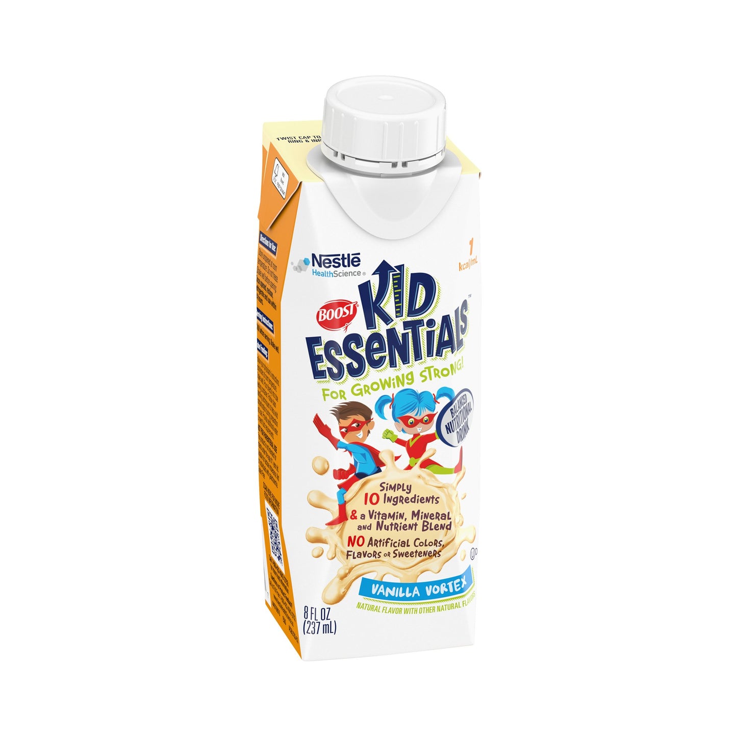 Boost® Kid Essentials™ Balanced Nutritional Drink, Vanilla, 8-ounce carton 00043900889344