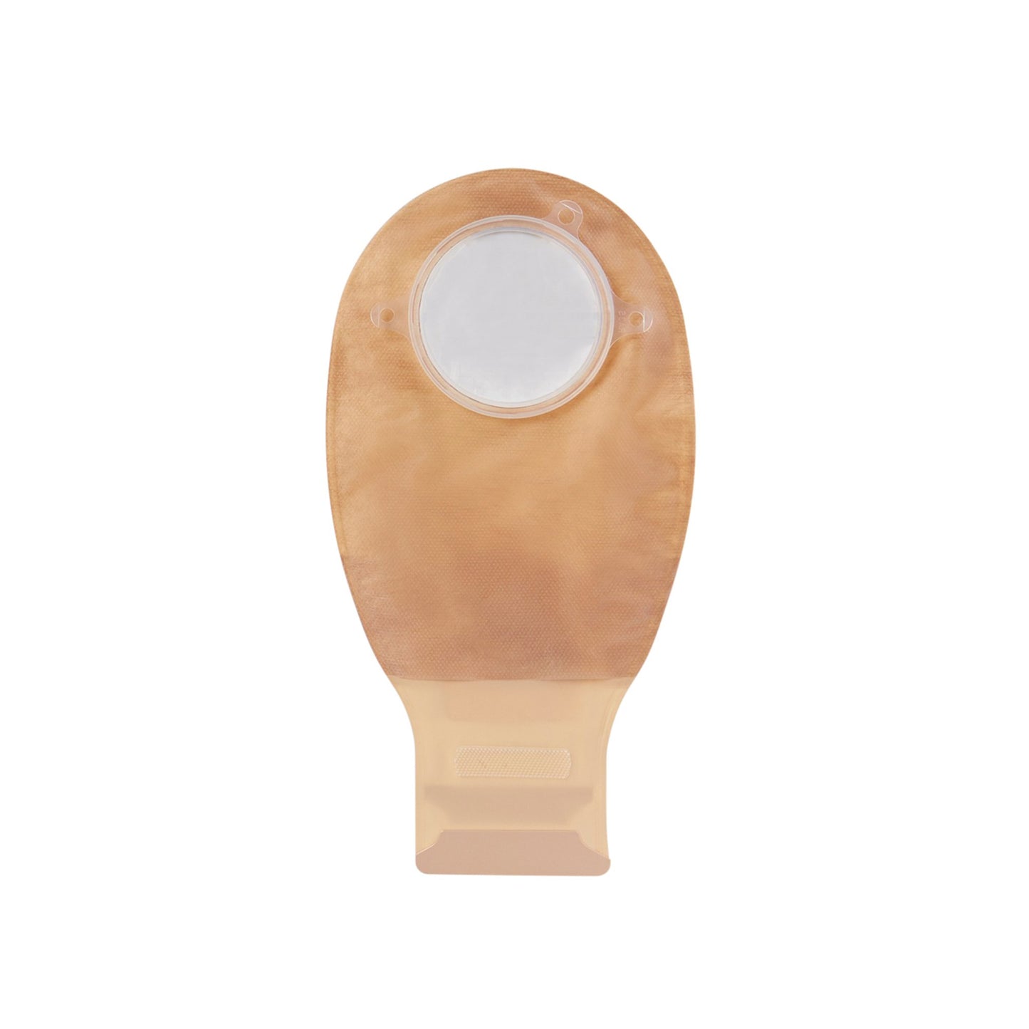 Natura® + Two-Piece Tail Closure Transparent Ostomy Pouch, 70mm Flange 416422