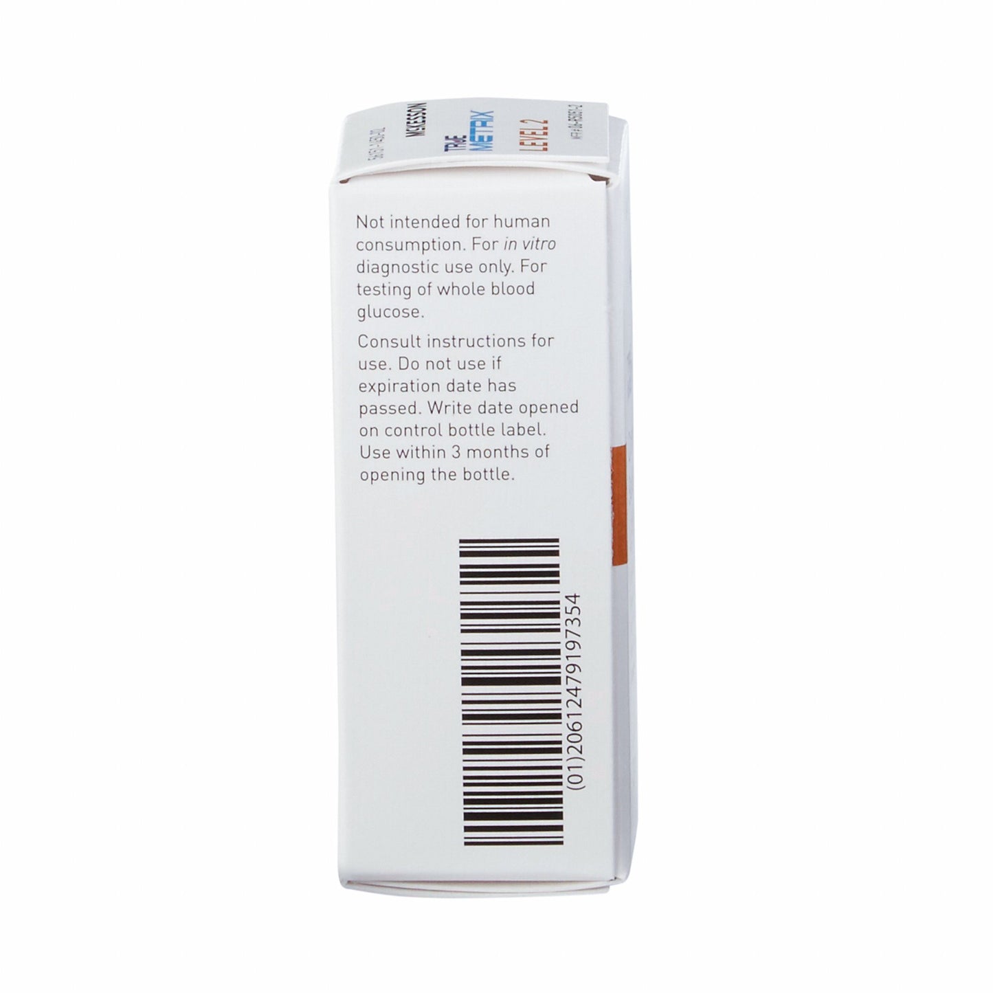 McKesson True Metrix Blood Glucose Testing, Control Solution, 3 mL, Level 2 06-R5051-2