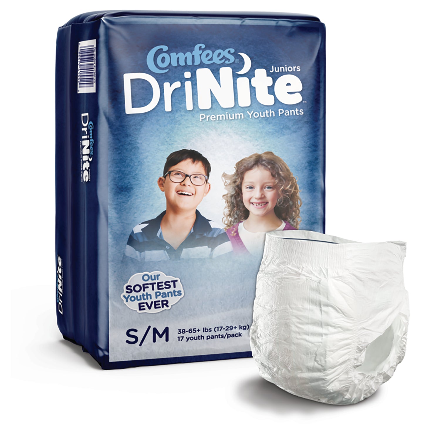 Comfees® DriNite® Juniors Absorbent Underwear, Small / Medium CMF-YSM