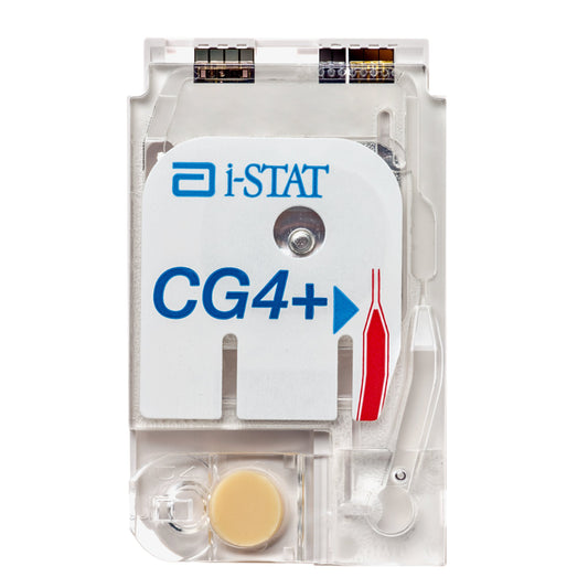 General Chemistry Reagent i-STAT® CG4+ Lactate, pH, PCO2, PO2, TCO2, HCO3, Base Excess, sO2 For i-STAT Blood Analyzer 25 Tests 03P8525