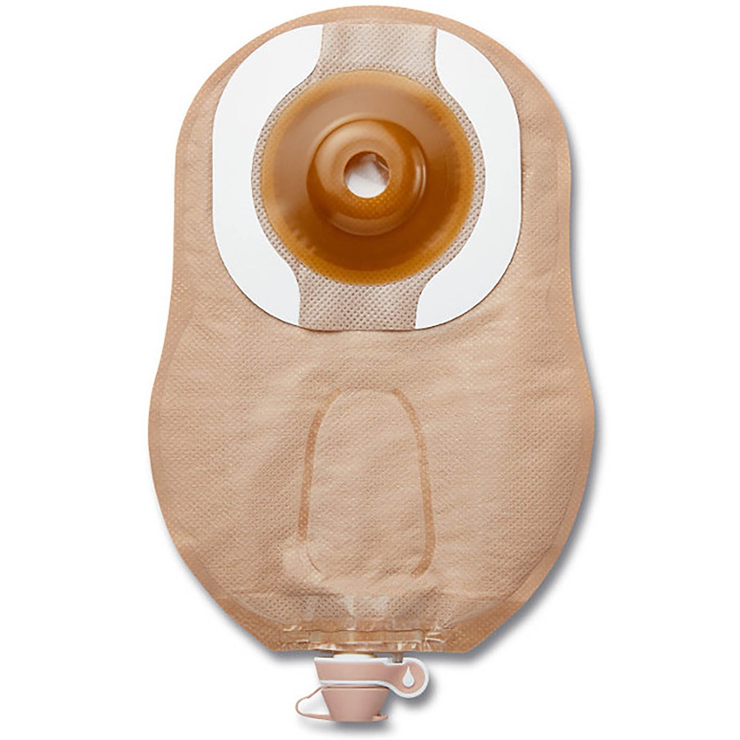 Urostomy Pouch Premier™ One-Piece System 9 Inch Length Convex, Pre-Cut 1-1/8 Inch Stoma Drainable - 84895