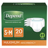 Depend® Fresh Protection™ Maximum Absorbency Underwear, Small / Medium 35456