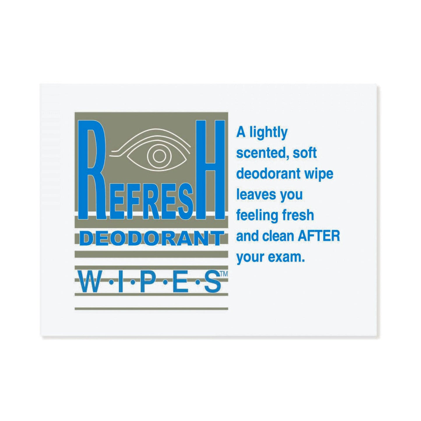 Deodorant Towelette PDC® Refresh Deodorant Wipes™ Individual Packet Scented 50 Count - STJ-9112