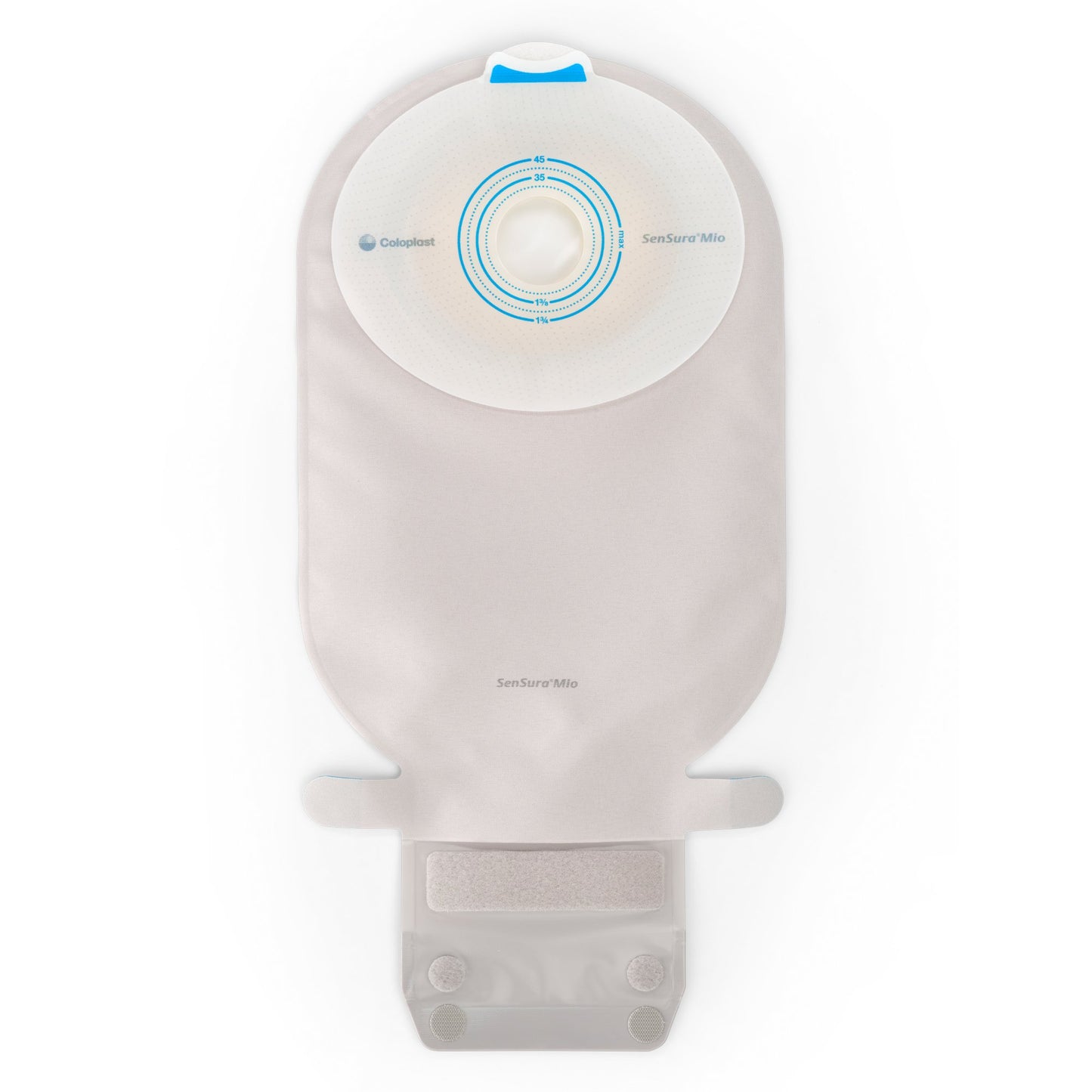 SenSura® Mio Flat 1-Piece Transparent Ostomy Pouch, 38mm Stoma 10491