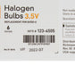 McKesson Halogen Bulb, 3.5V 123-4505