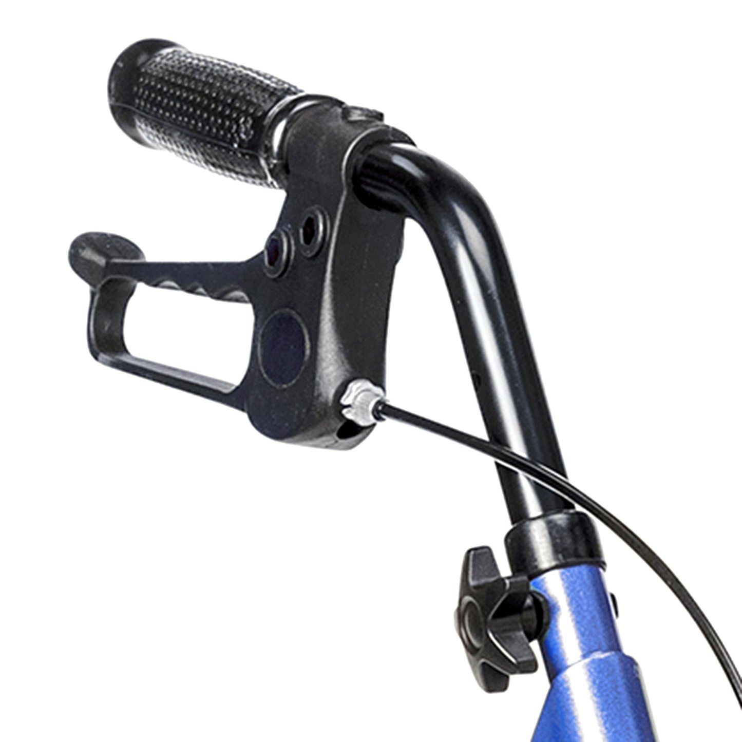 McKesson Bariatric Blue Folding Steel Four-Wheel Rollator 146-10215BL-1