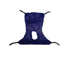 Full Body Commode Sling Reliant 4 Point Cradle With Head Support Extra Large 450 lbs. Weight Capacity - R116