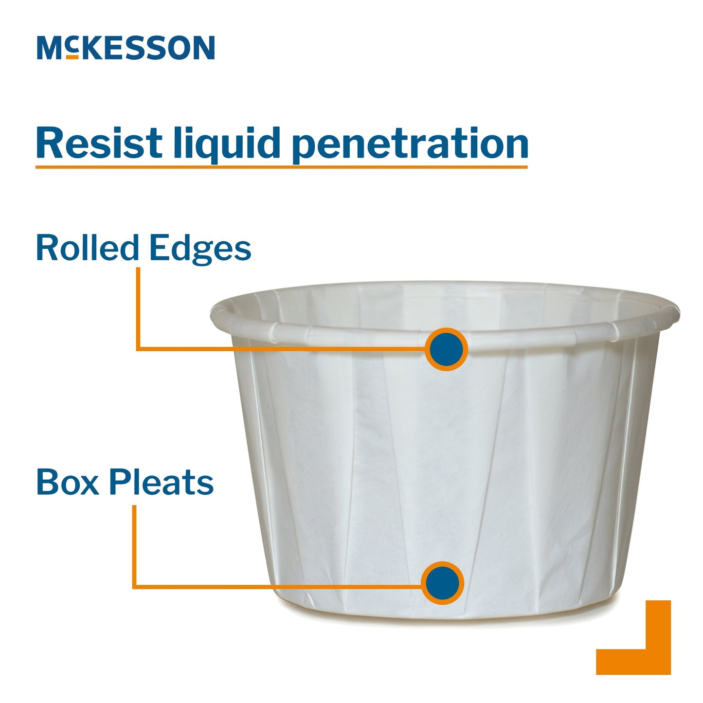 3.5 oz. Paper Souffle Cup White Disposable 16-350-2050