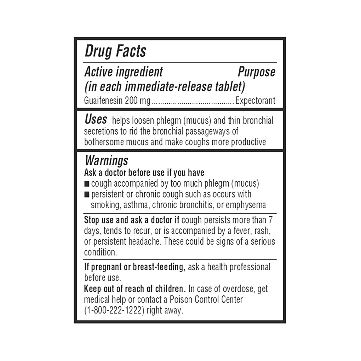 Major® Guaifenesin Cold and Cough Relief 00904515460