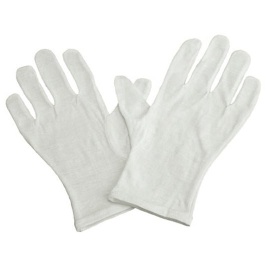 Infection Control Glove Grafco® Medium / Large Cotton White Wrist Length Hemmed Cuff NonSterile - 9666