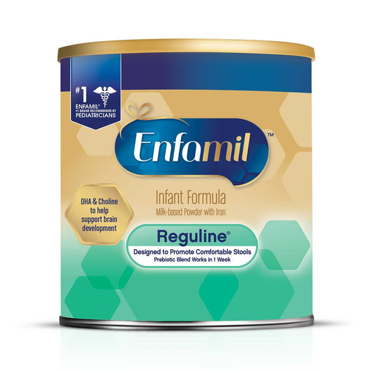 Infant Formula Enfamil® Reguline® Unflavored 12.4 oz. Canister Powder Prebiotic Loose Stool - 167002