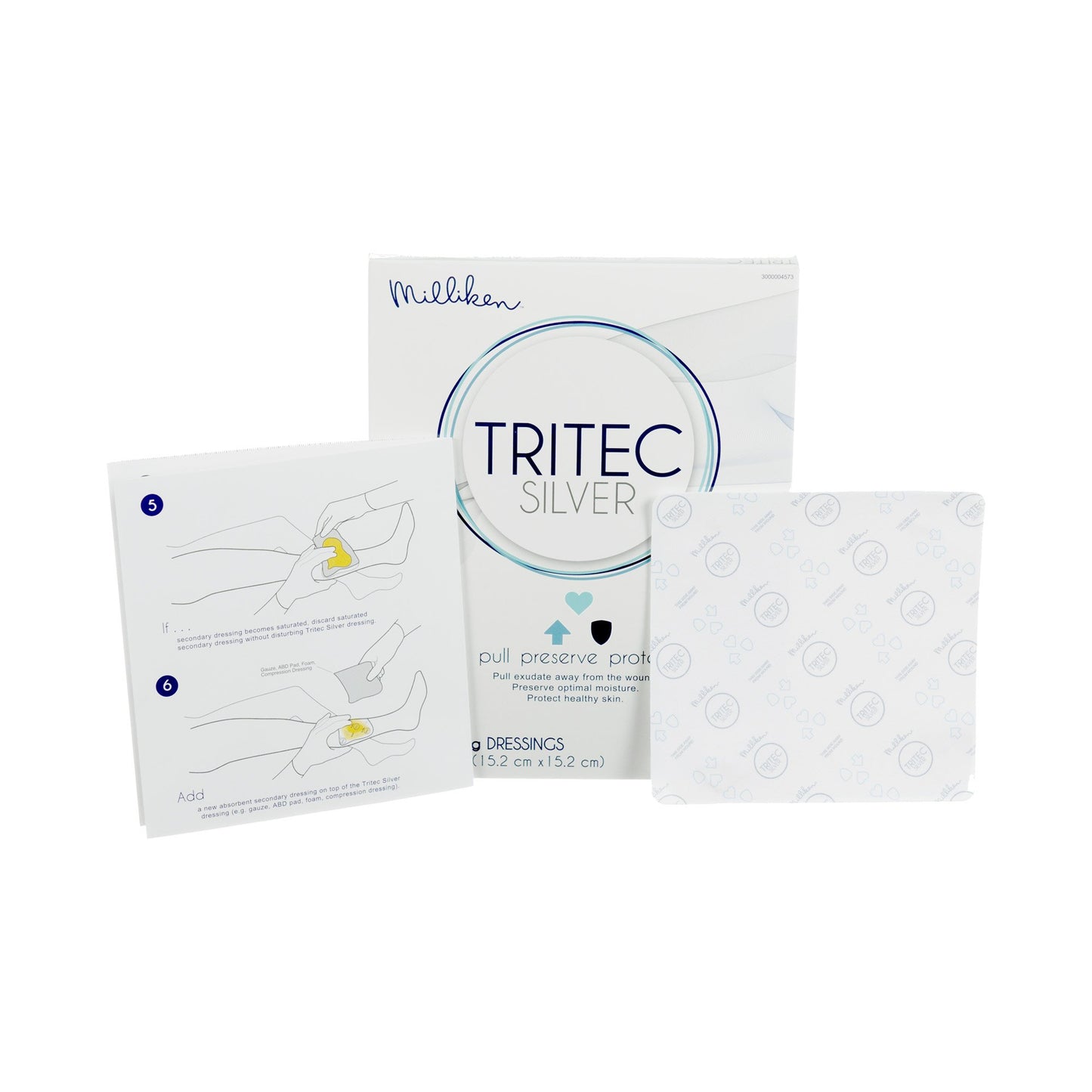 Silver Dressing Tritec™ Silver 6 X 6 Inch Square Sterile - 3000004573