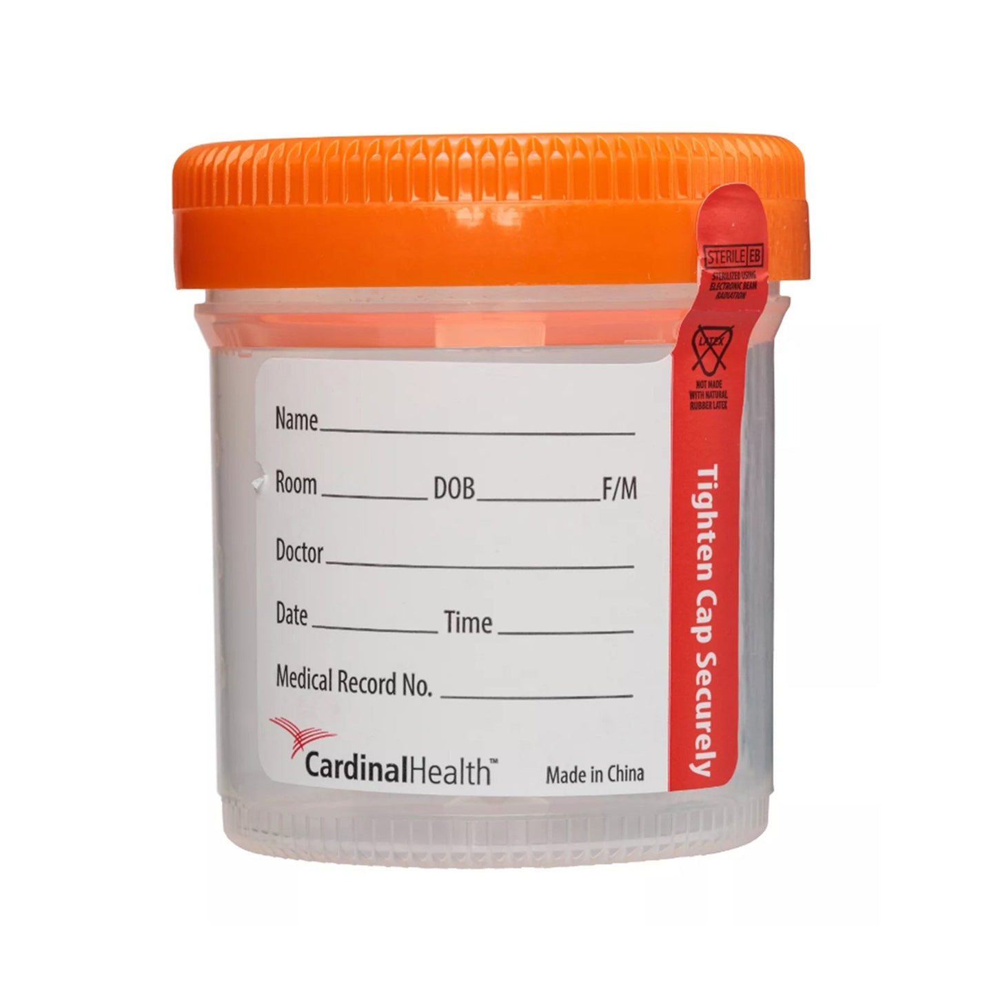 Urine Specimen Container 53 X 62 mm 90 mL (3 oz.) Screw Cap Sterile CHB13903A