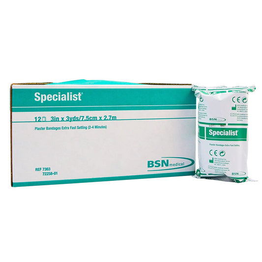 BSN Medical Specialist Plaster Bandage, 3 Inch X 3 Yard 7363, DZ