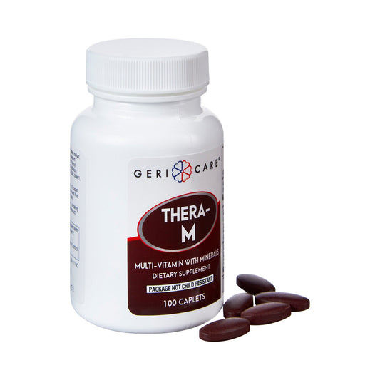 Multivitamin Supplement with Minerals Geri-Care® Tablet 100 per Bottle - 621-01-GCP