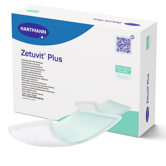 Zetuvit® Plus Sterile Superabsorbent Dressing, 6 x 8 Inch 413112