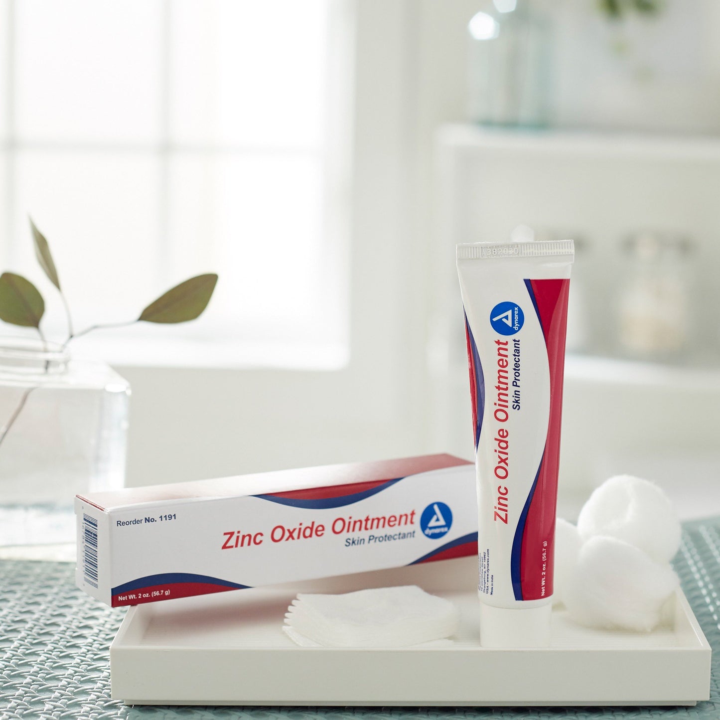 Dynarex Zinc Oxide Skin Protectant, Scented, 2 Oz Tube 1191