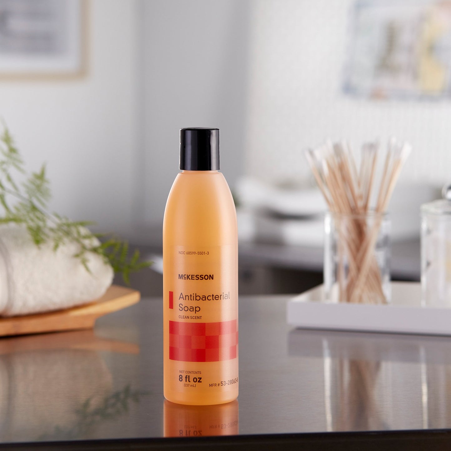 McKesson Clean Scent Antibacterial Soap, 8-ounce bottle 53-28063-8