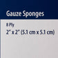 Dermacea™ Sterile Gauze Sponge, 2 x 2 Inch, 8-Ply 441211