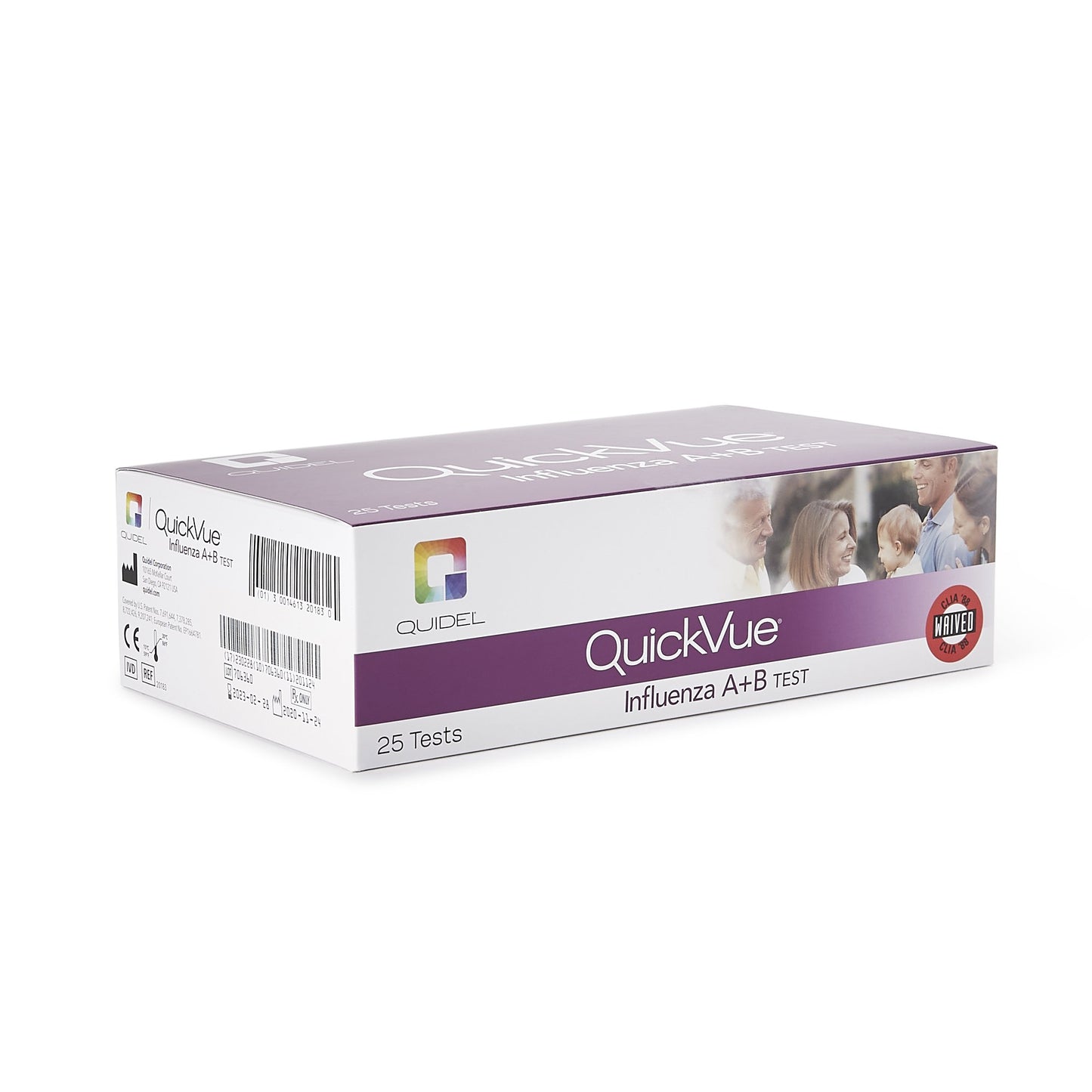 QuickVue® Influenza A + B Infectious Disease Immunoassay Respiratory Test Kit 20183