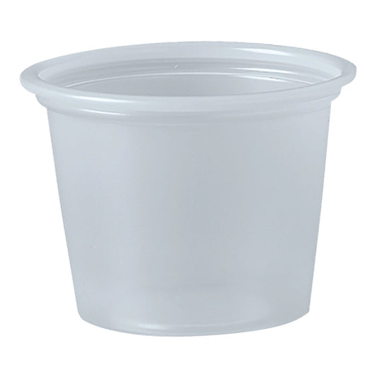 Solo® Polystyrene Soufflé Cup, 1 ounce capacity P100N