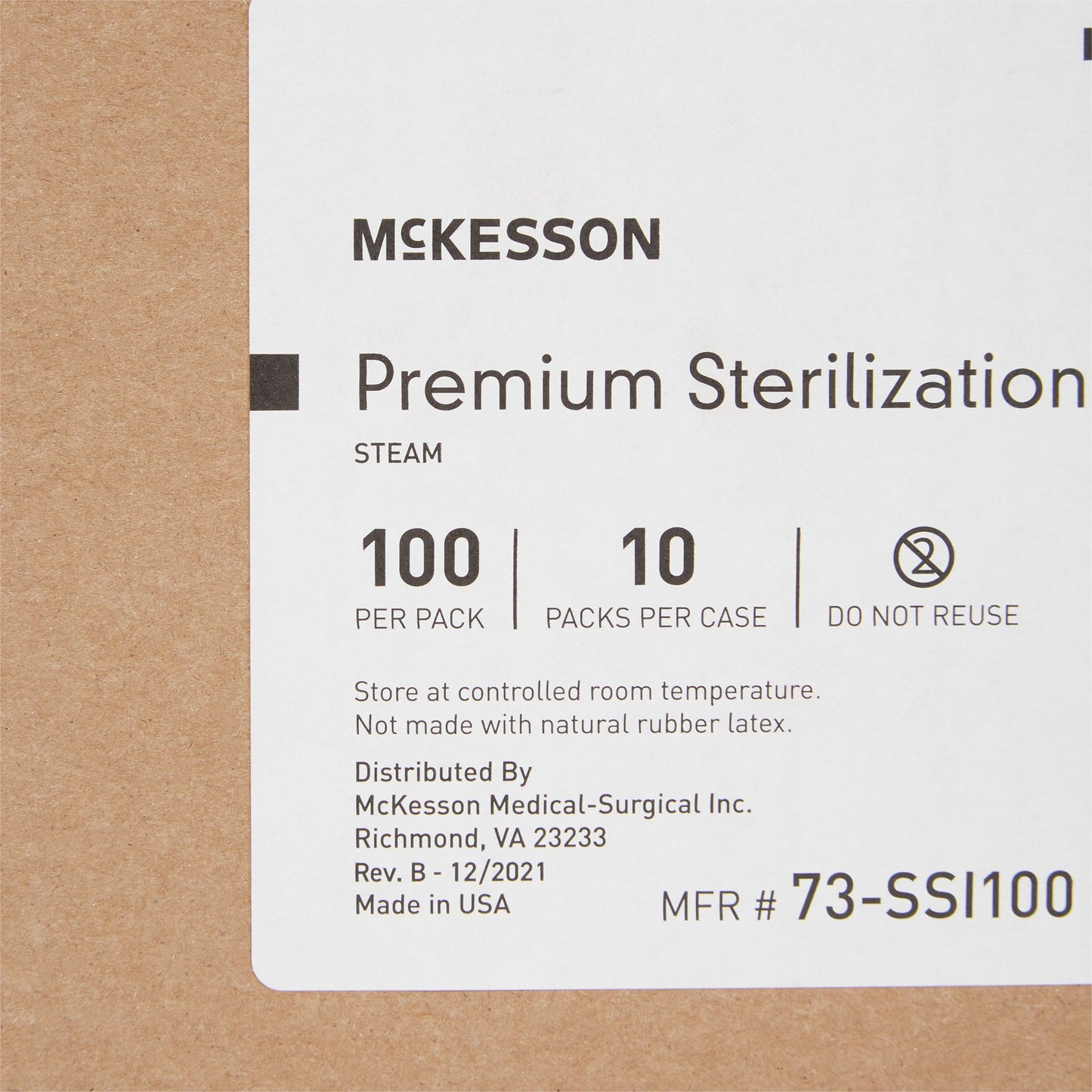 McKesson Sterilization Steam Integrator Strip 73-SSI100