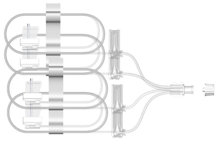Subcutaneous Infusion Set Sub-Q 27 Gauge X 4 12 mm 36 Inch Tubing Without Port - SUB-412-G27