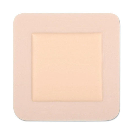Medline Optifoam Adhesive with Border Foam Dressing, 4 x 4 Inch MSC1044, Case of 100