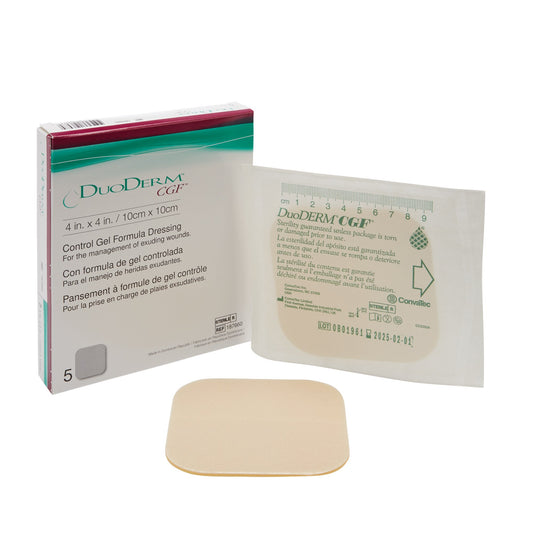 DuoDerm® CGF® Hydrocolloid Dressing, 4 x 4 Inch 187660