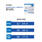 McKesson Ultra Plus Stretch Heavy Absorbency Incontinence Brief, Large / X-Large BRSTRLXL