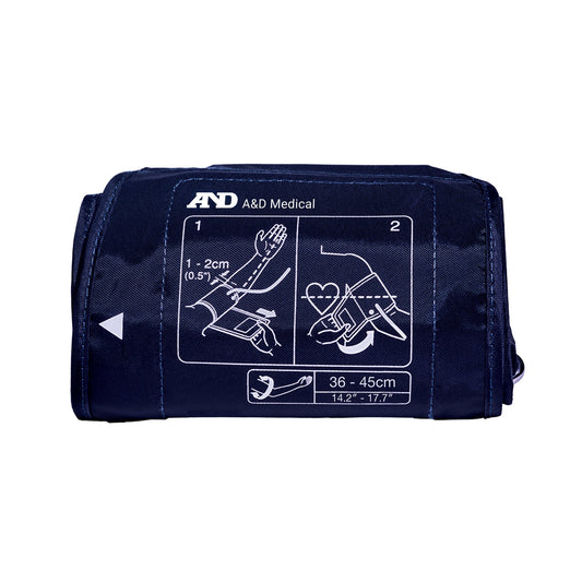 Reusable Blood Pressure Cuff Accufit® 36 to 45 cm Arm Nylon Cuff Large Cuff UA-281A