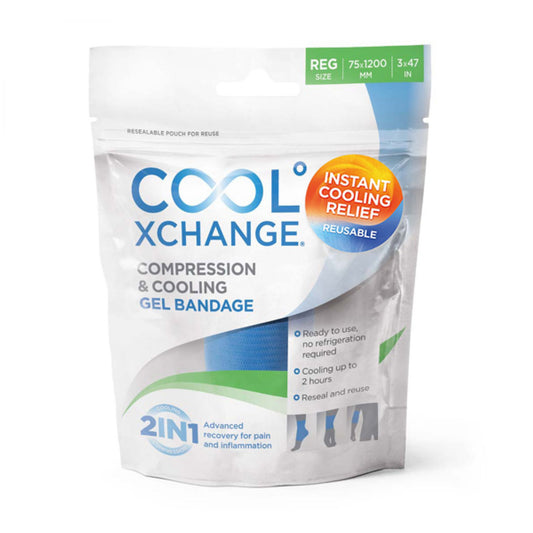 Orthozone Inc *MM* CoolXChange 2 in 1 Self-adherent Closure Compression and Cooling Gel Bandage, 3 X 47 Inch 80695, 1 Each
