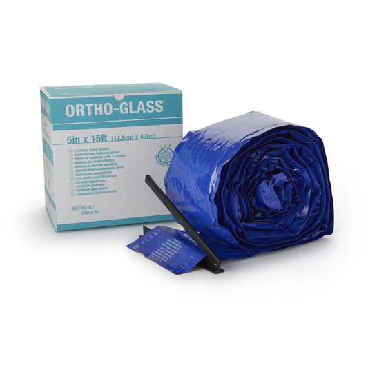 Padded Splint Roll ORTHO-GLASS® 5 Inch X 15 Foot Fiberglass White - OG-5L2