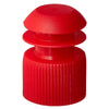 McKesson Tube Closure Flanged Plug Cap Red Polyethylene 1000 per Bag 177-118240R