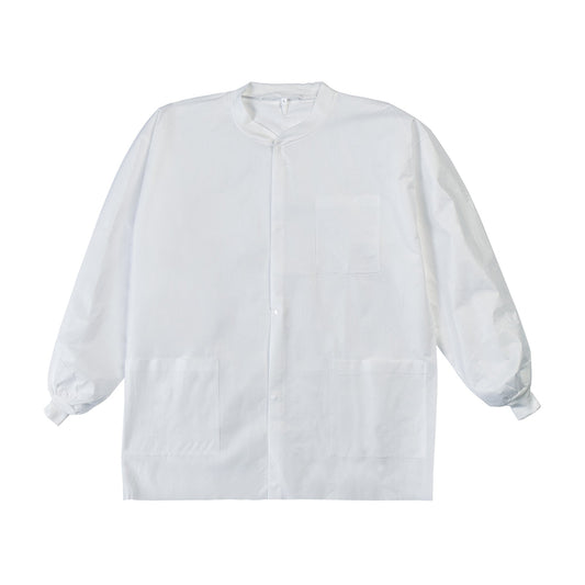 Graham Medical Products LabMates Lab Jacket, Large, White 85185, Case of 50