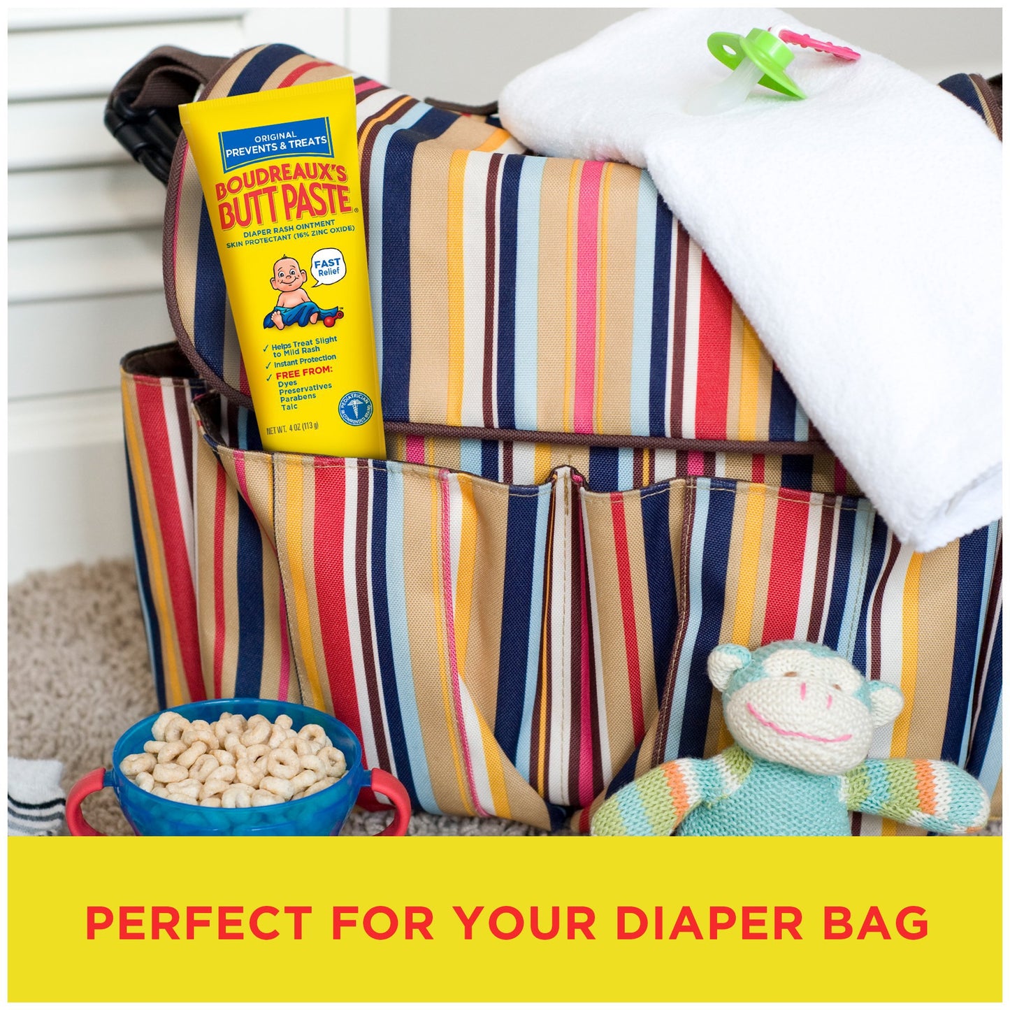 Boudreaux's Original Butt Paste Diaper Rash Treatment, 16% Zinc Oxide, 4 oz Tube 62103033304