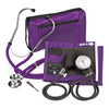 Reusable Aneroid / Stethoscope Set Veridian 27.9 to 41.6 cm Adult Cuff Dual Head General Exam Stethoscope - 02-12611