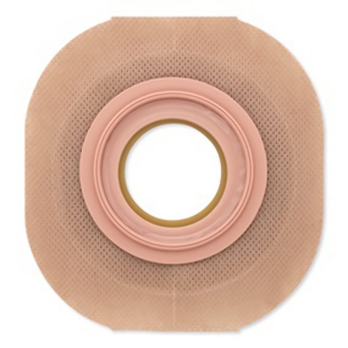 Ostomy Barrier New Image™ FlexTend™ Precut, Extended Wear Adhesive Tape Borders 44 mm Flange Green Code System 7/8 Inch Opening - 13903