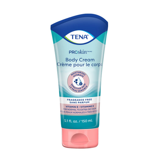 Hand and Body Moisturizer Tena® Proskin™ 5.1 oz. Tube Unscented Cream CHG Compatible 55716