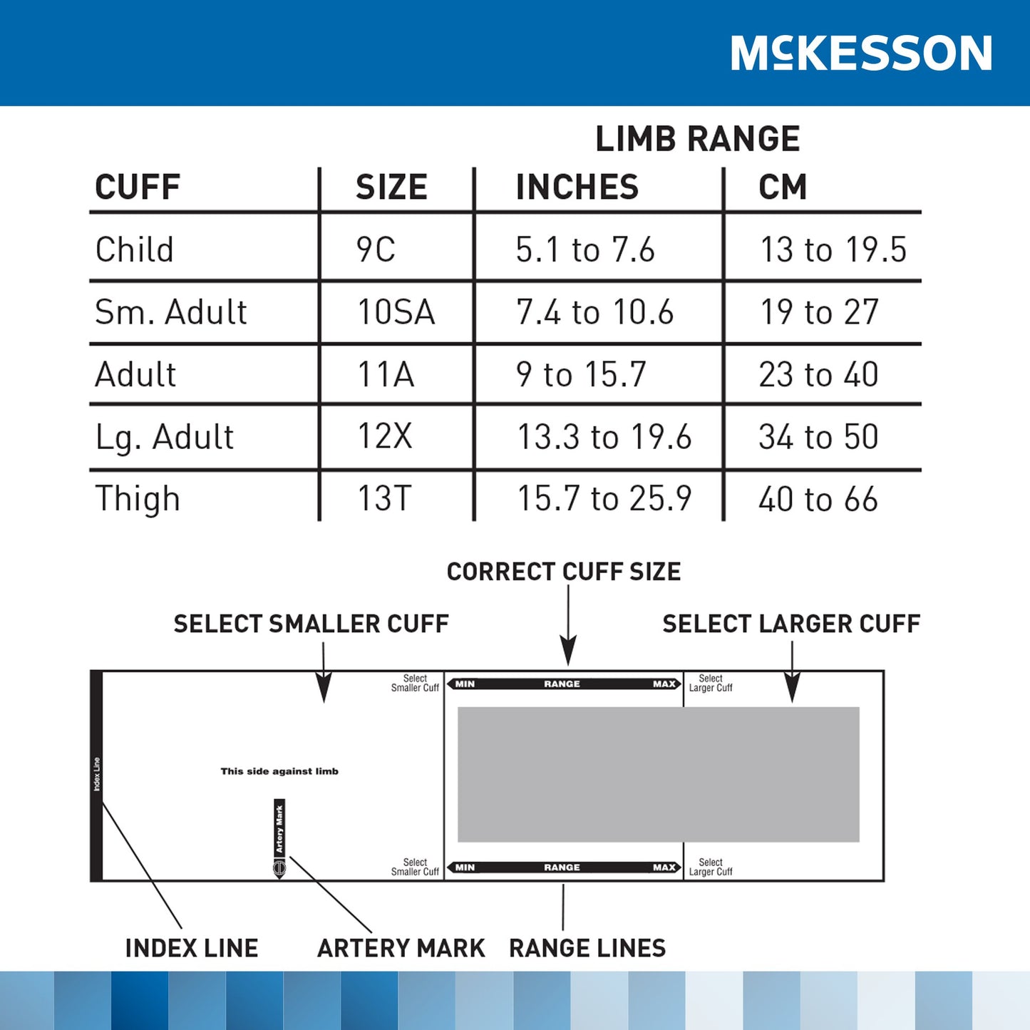 McKesson Aneroid Sphygmomanometer with Cuff, 2-Tube, Pocket-Size, Medium Cuff 01-775-11ANGM