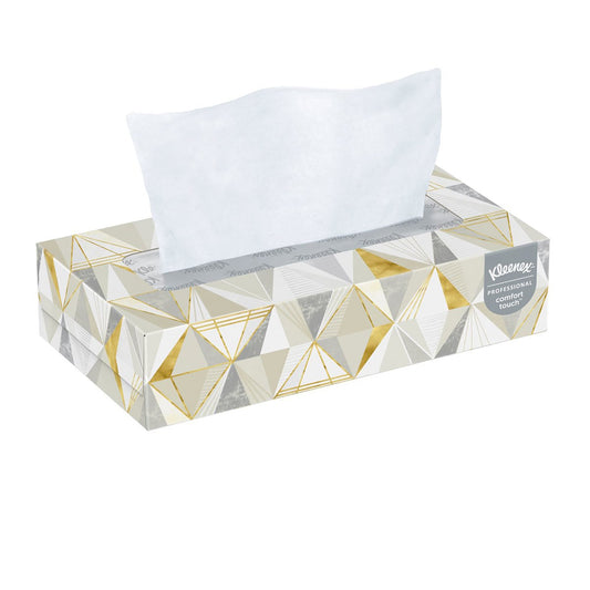 Facial Tissue Kleenex® White 8 X 8-2/5 Inch 125 Count - 21606