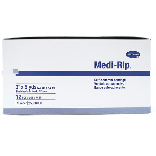 Cohesive Bandage Medi-Rip® 3 Inch X 5 Yard Self-Adherent Closure Tan NonSterile Standard Compression - 25300000