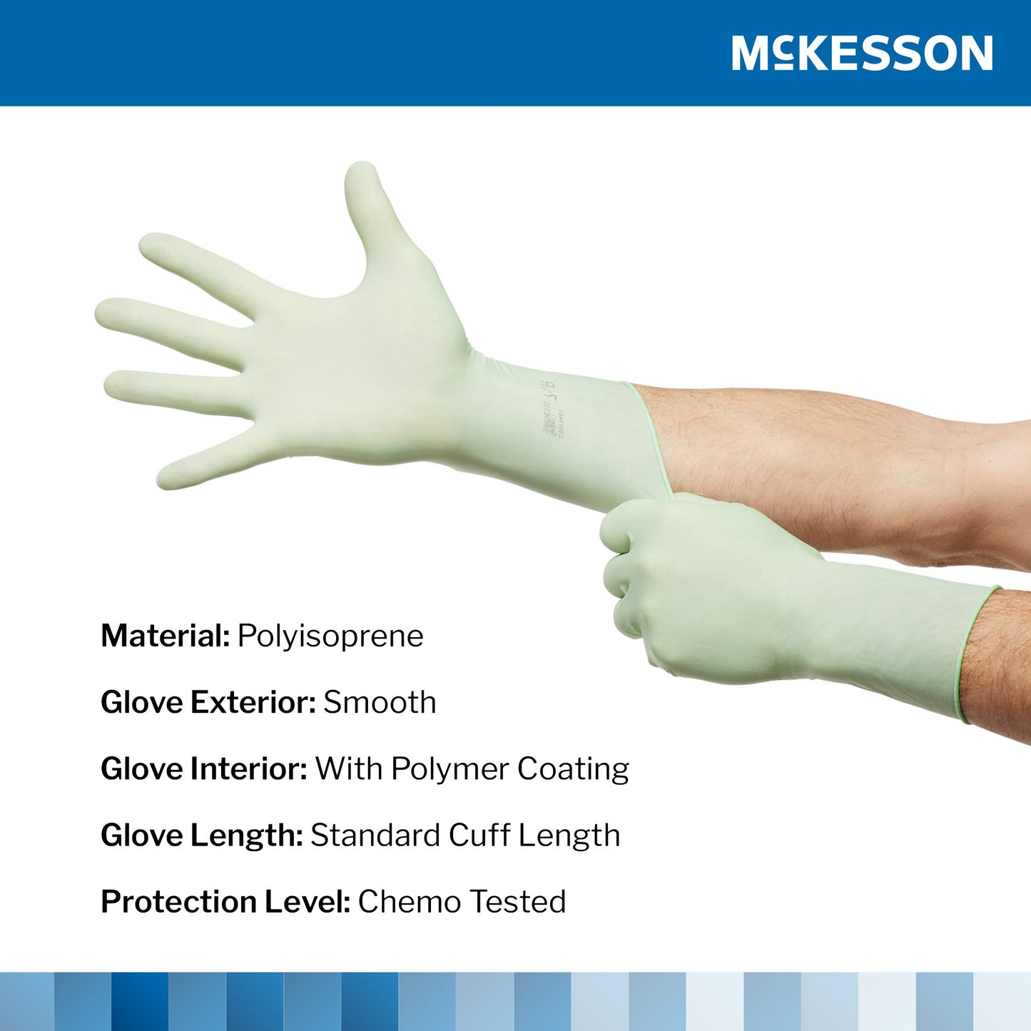 McKesson Perry® Performance Plus Polyisoprene Surgical Glove, Size 9, Green 20-2090N