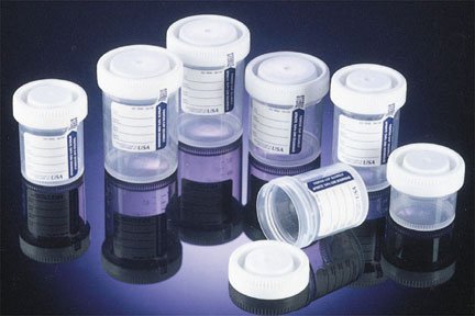 Fisher Scientific Samco Narrow Mouth Bio-Tite Specimen Container 1371161, Case of 400