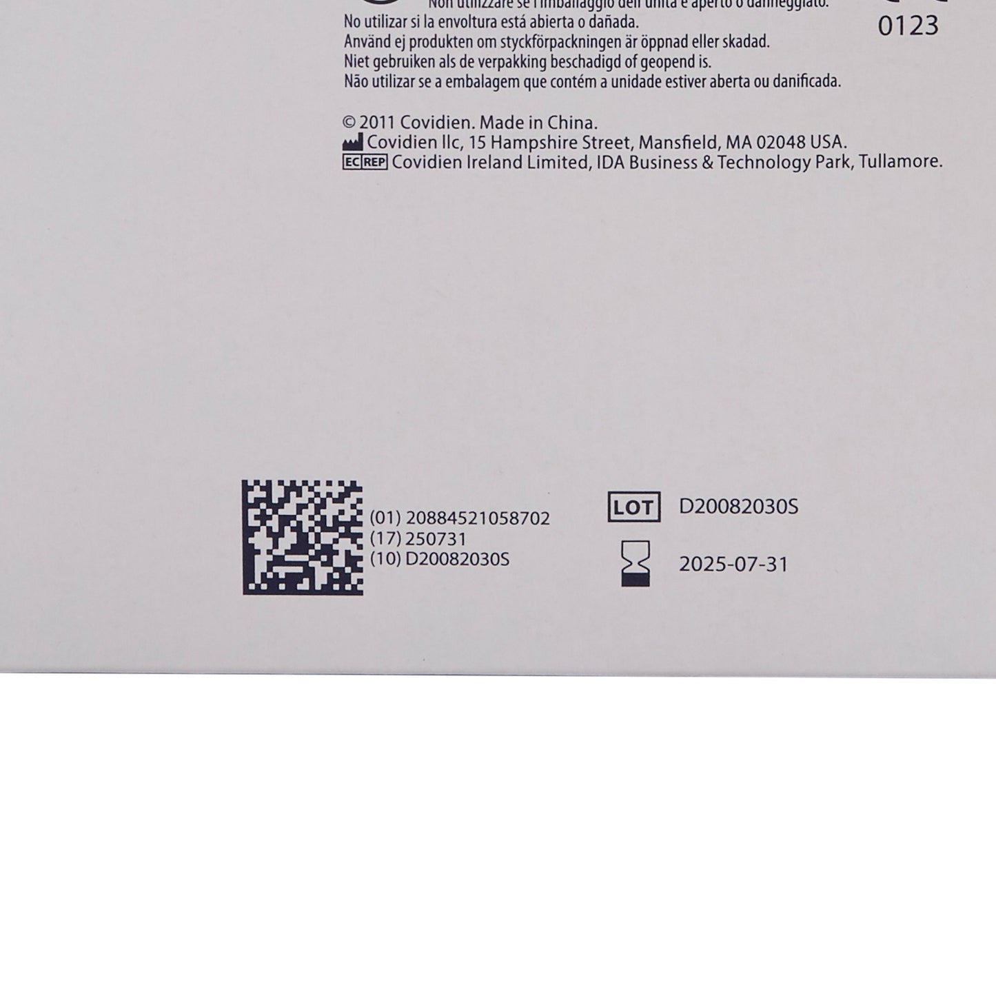 Curity™ Sterile USP Type VII Gauze Sponge, 4 x 4 Inch, 8-Ply 2187-